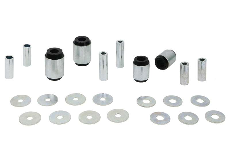 Whiteline W53312 Plus fits Lexus 02-09 GX470 / 06+ Toyota FJ Cruiser Fr C/A - Lwr Inner Front & Rear Bushing Kit