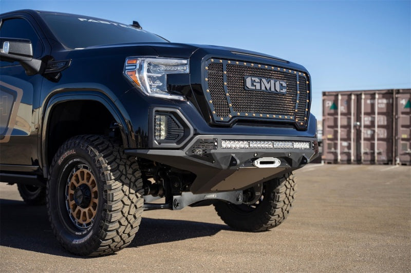 Addictive Desert Designs F471423030103 2019 fits GMC Sierra 1500 SF Front Bumper w/ Winch Mount&Sensor Cutout
