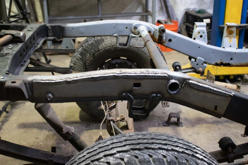 RustBuster RB7150R Over Axle Frame Section Right Side