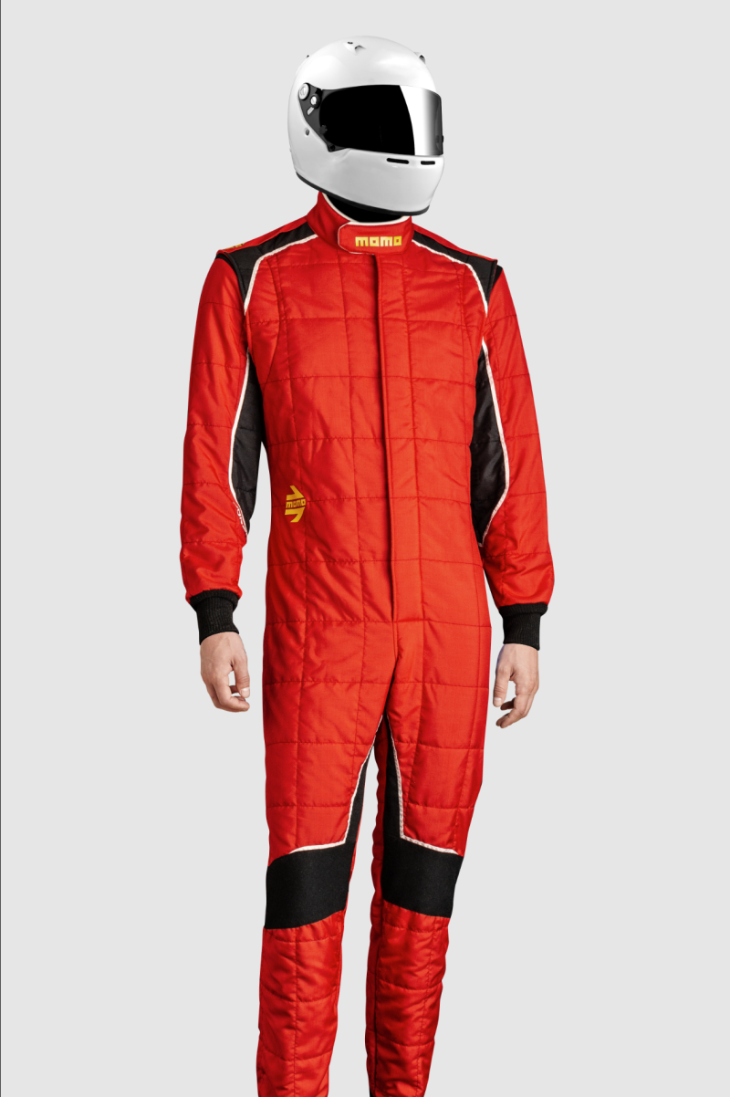 Momo TUCOEVORED48 Corsa Evo Driver Suits Size 48 (SFI 3.2A/5/FIA 8856-2000)-Red