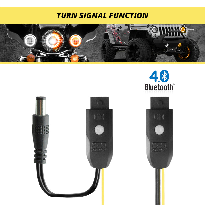 XK XK-MINI-TURN-KIT-2 Glow fits Mini XKchrome 12V Controller w/ Turn Signal Function 2pc