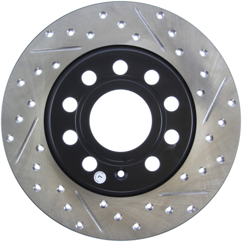 Stoptech 127.33131L Slotted & Drilled Sport Brake Rotor