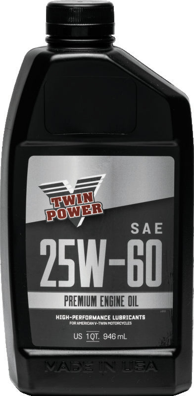 Twin Power 539010 25W60 Premium Oil Quart