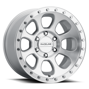 Raceline 961MC Bolt 17x9in / 8x170 BP / -12mm Offset / 130.81mm Bore - Machined Cc