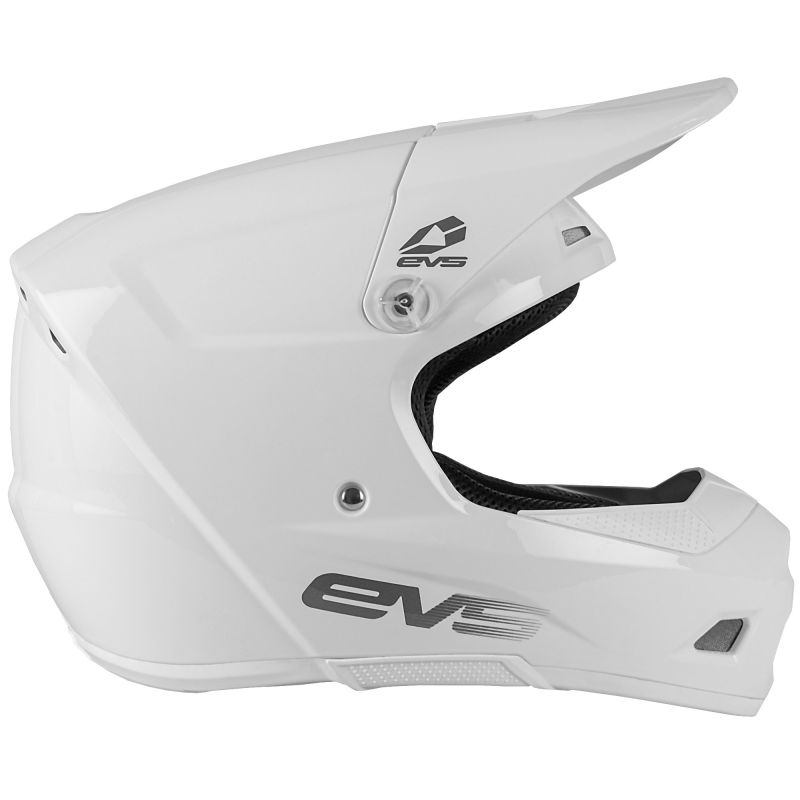 EVS HE21T3S-WH-M T3 Solid Helmet White Youth - Medium