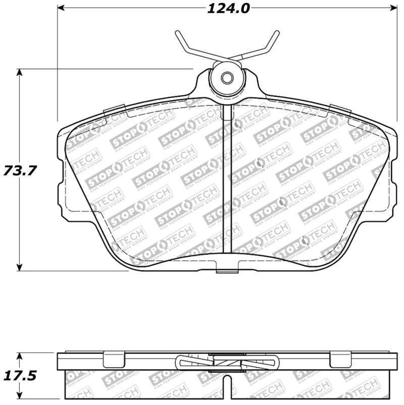 Stoptech 309.0598 Performance Brake Pads