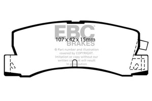 EBC UD352 89-92 Geo Prizm 1.6 SL Ultimax2 Rear Brake Pads