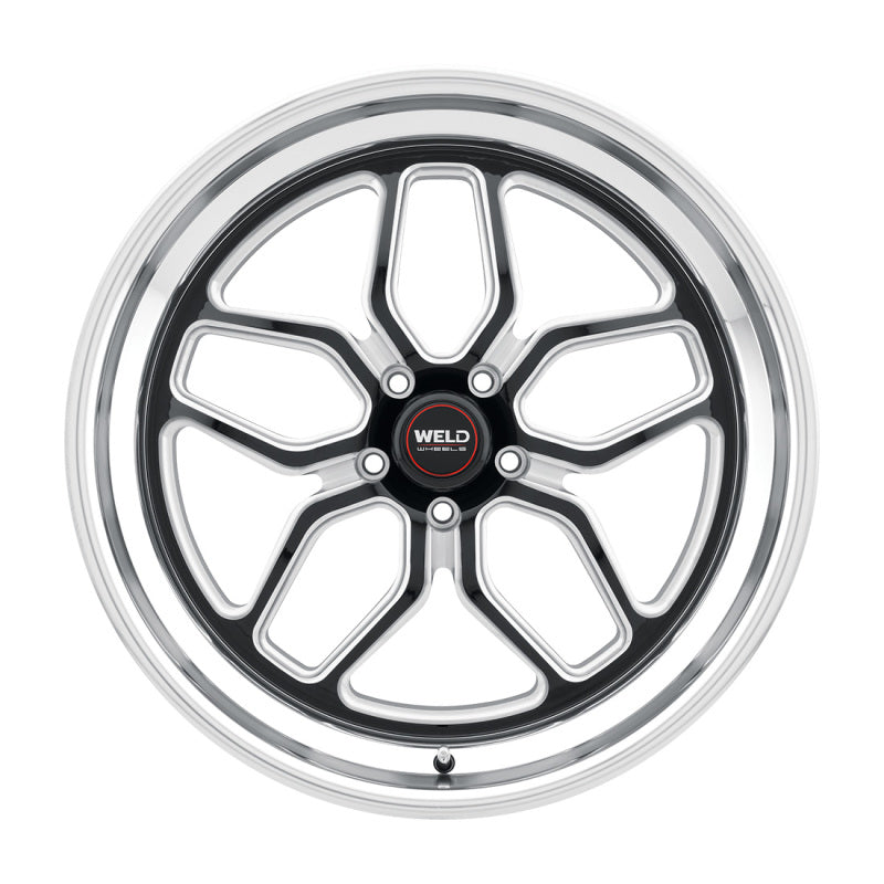Weld  S10720573625 S107 22X10.5 Laguna 5X127 ET13 BS6.25 Gloss Black MIL Dia 78.