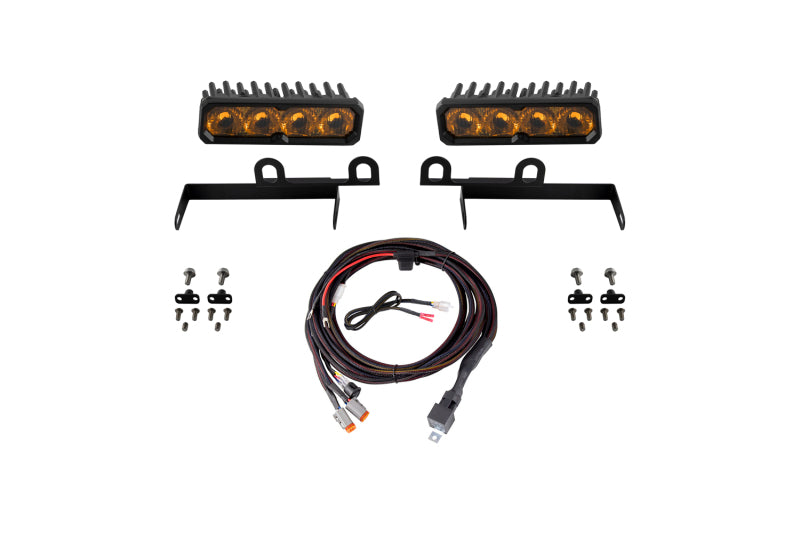 Diode Dynamics DD8619 2013-2018 Ram 1500 Ram SportExpress SS6 Max LED Kit Yellow Driving 3000K