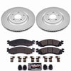 Power Stop 11-12 Ford Taurus Front Z23 Coated Brake Kit