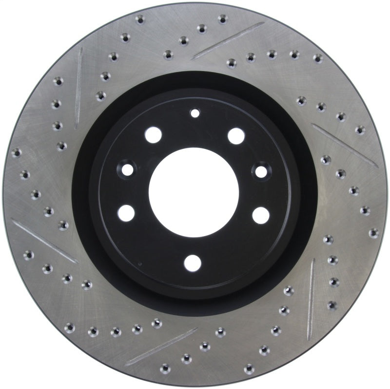 Stoptech 127.45071R 04-09 Mazda RX-8 Slotted & Drilled Right Front Rotor