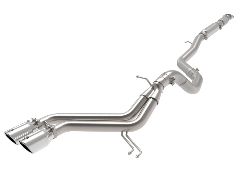 AFE 49-37018-P  2-1/2in to 3in SS-304 Cat-Back Exhaust w/ Polished Tips 13-17 f