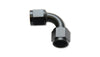 Vibrant 10738 emale 90 Degree Union Adapter (AN to AN) - Anodized Black Only