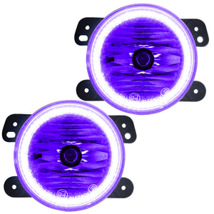 ORACLE Lighting 7080-007 07-09 fits Jeep Wrangler JK Pre-Assembled LED Halo Fog Lights -UV/Purple