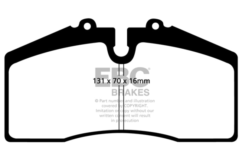 EBC DP31014C 05+ fits Ford Saleen Mustang Brembo front calipers Redstuff Front Brake Pads