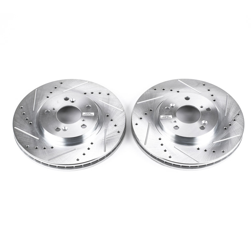 PowerStop fits Acura 01-03 CL Front Evolution Drilled & Slotted Rotors - Pair