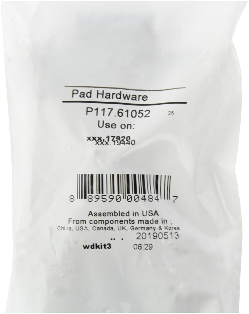Stoptech 308.1792 15-18 fits Ford Mustang Front Street Brake Pads w/Shims & Hardware