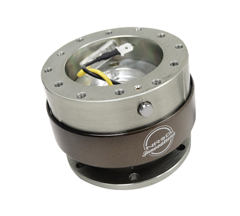 NRG SRK-200GM Quick Release Gen 2.0 - Gunmetal Body / Titanium Chrome Ring