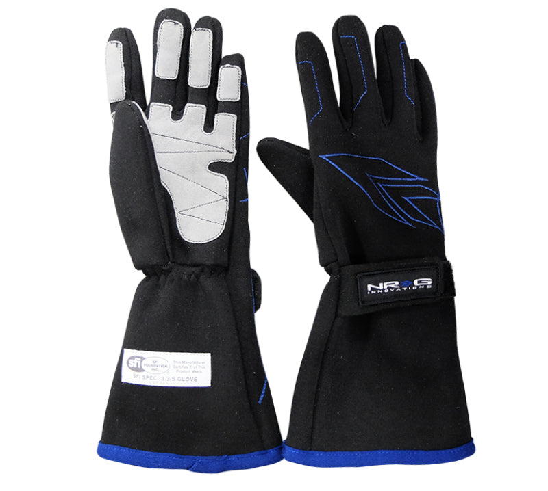 NRG GS-500BK-XL Racing Gloves SFI 3.3 / 5 Approved - X-Large