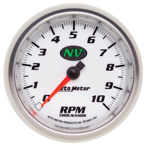 AutoMeter 7497 AutoMeter Gauge Tachometer 3-3/8in. 10K RPM In-Dash NV