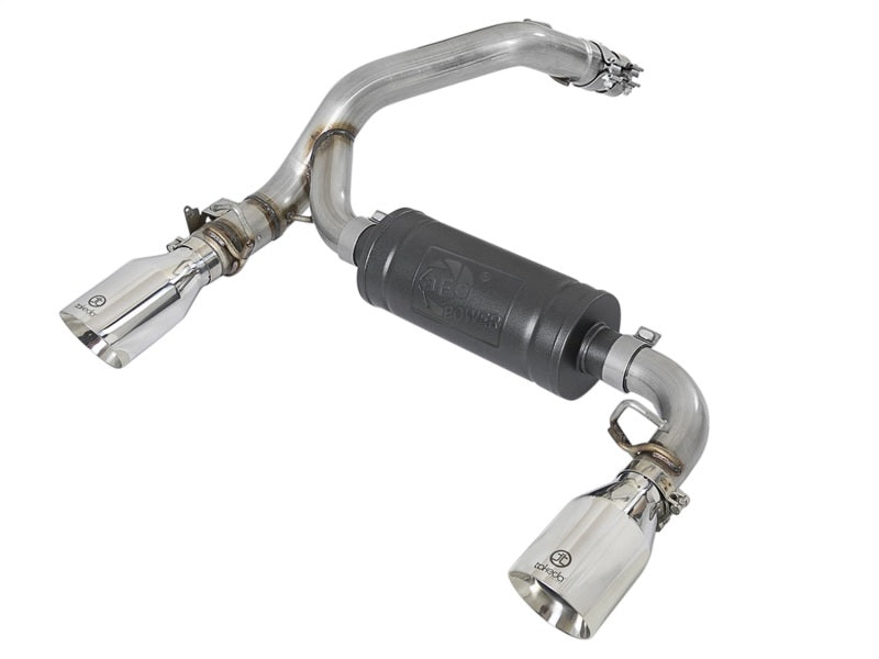 AFE 49-33104-P  3in 304 SS Axle-Back Exhaust System w/ Polished Tip 16-18 fits