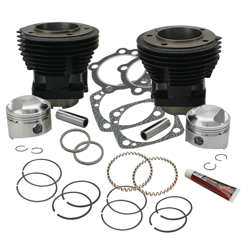 S&S Cycle 91-9024 66-84 BT 80in 3-1/2in Bore Cylinder and Standard Compression P