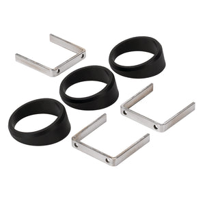 AutoMeter 2234 Autometer or Autogage 2-1/16in Black Angle Rings -- 3 Pack