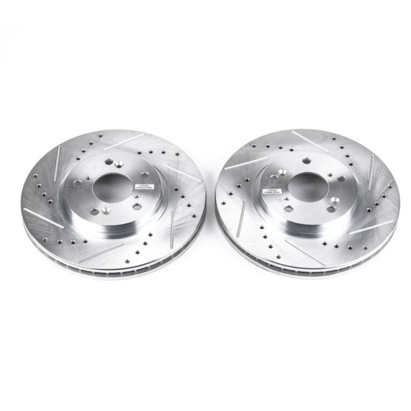 PowerStop fits Acura 01-03 CL Front Evolution Drilled & Slotted Rotors - Pair