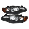 9023187 Xtune fits Chevy 00-05 Monte Carlo Crystal Headlights Black HD-JH-CMC0