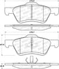 Stoptech 308.10472 Street Brake Pads