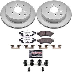 Power Stop 05-26 Nissan Frontier Rear Z36 Coated Truck & Tow Brake Kit