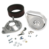 S&S 17-0440 Cycle 66-84 BT w/ 5 Gal Tanks Notched Teardrop Air Cleaner Kit for S