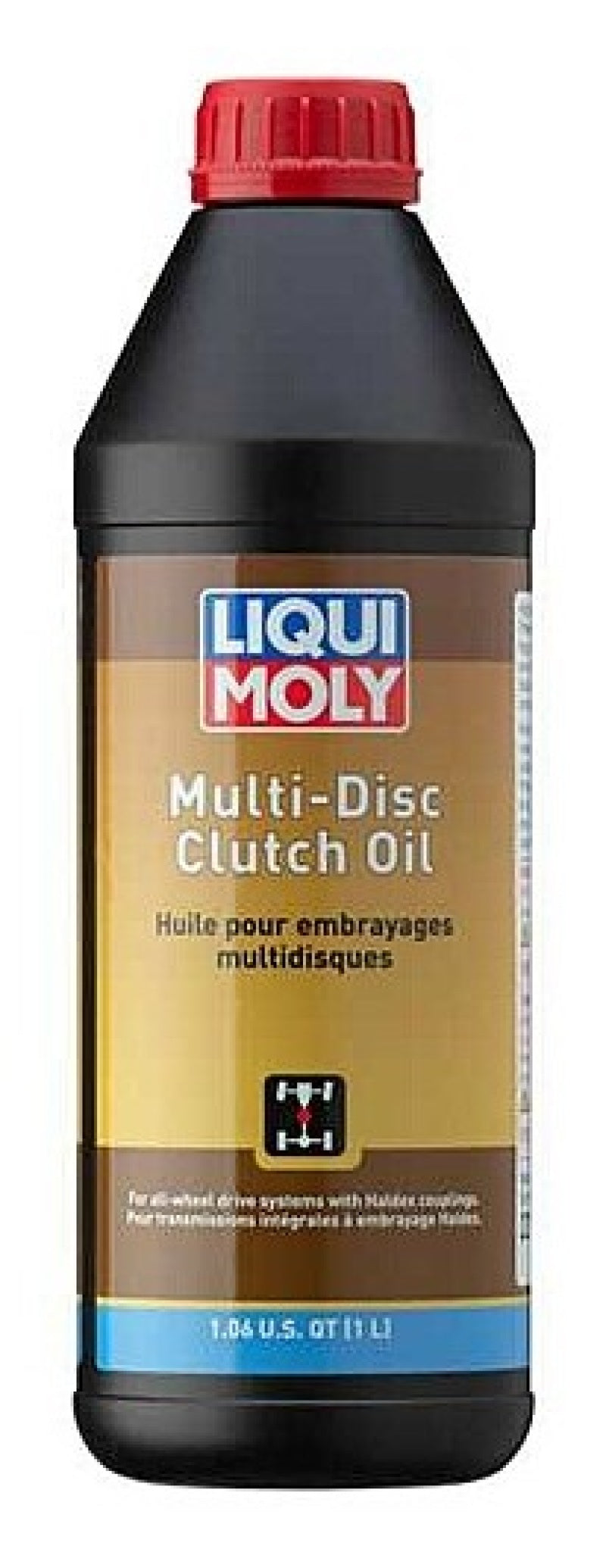 LIQUI MOLY 22194 1L Multi-Disc Clutch Gear Oil (Specifically for Haldex AWD/Quattro/4Motion)