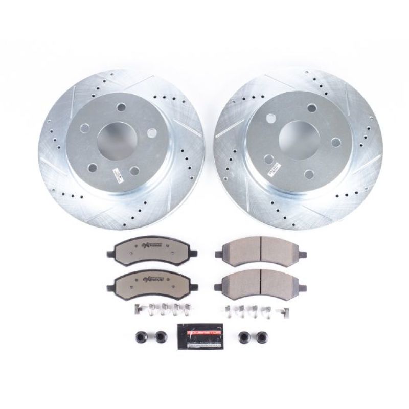 PowerStop K2163-36 07-09 fits Chrysler Aspen Front Z36 Truck & Tow Brake Kit