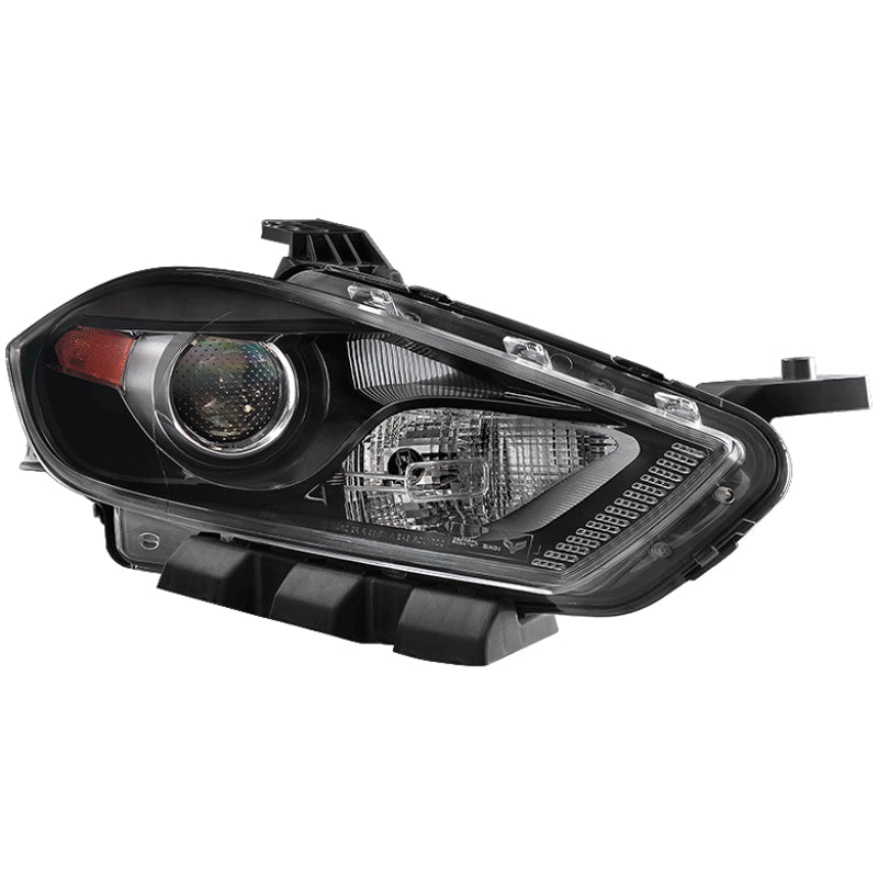 xTune 9035166 fits Dodge Dart 13-15 Passenger Side Projector Headlight - OEM Ri