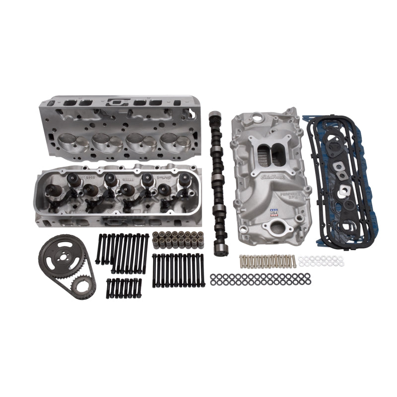 Edelbrock 2024 Power Package Top End Kit E-Street and Performer BBC