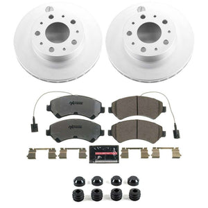 Power Stop 14-25 Ram ProMaster 1500 Front Z36 Coated Truck & Tow Brake Kit