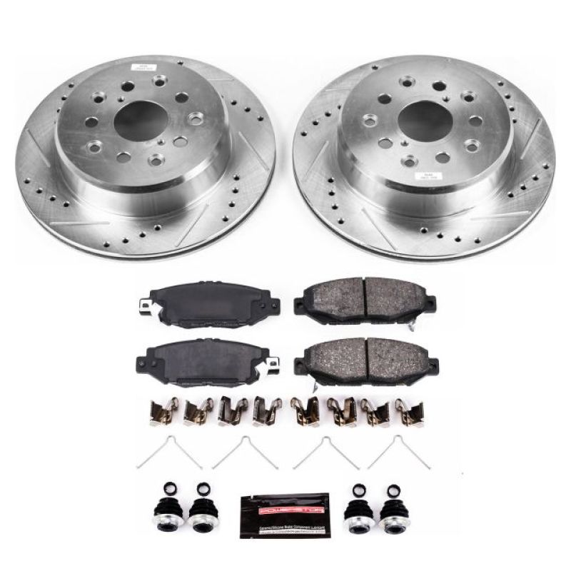 PowerStop K1080 fits Lexus 93-97 GS300 Rear Z23 Evolution Sport Brake Kit