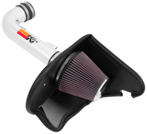 K&N Engineering 69-4535TP K&N 16-17 fits Chevy Camaro 3.6L Silver Typhoon Short Ram Intake
