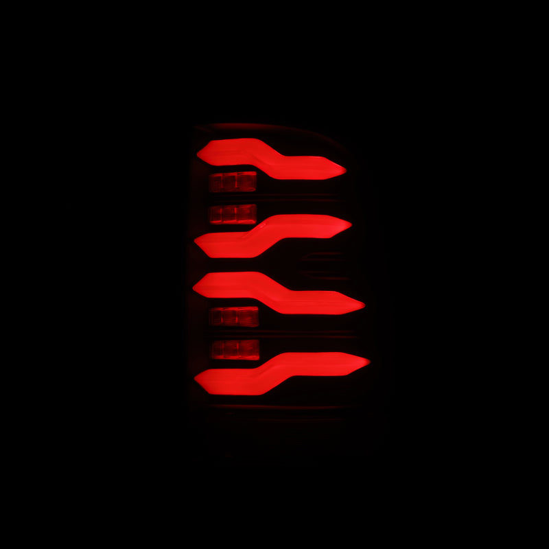 AlphaRex 640003 09-18 fits Dodge Ram Luxx-Series LED Tail Lights Alpha-Black