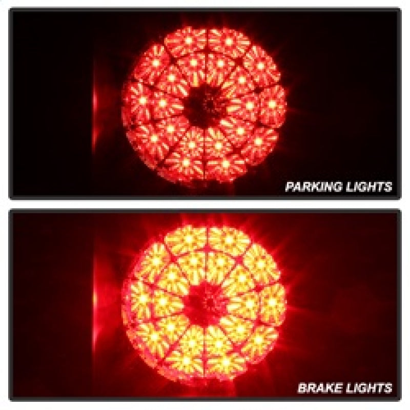 Spyder 5029584 fits Toyota 07-13 Tundra LED Tail lights Black ALT-YD-TTU07-LED-