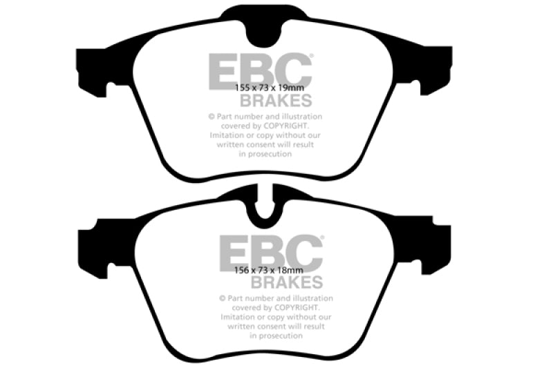 EBC DP21912 2018 fits Volvo 16-20 S60 2.0L Turbo Greenstuff Front Brake Pads