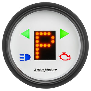 AutoMeter 5759 Autometer Phantom 2-1/16in (P/R/N/D/L/OD/O/5/4/3/2/1) Digital Gear Position Gauge