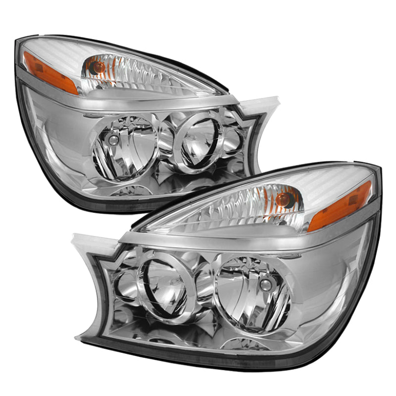 9023781 Xtune fits Buick 04-05 RendezvoUS Crystal Headlights Chrome HD-JH-BRE0