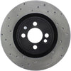 Stoptech 128.34114R Sport Cross Drilled Brake Rotor - Front Left