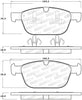 Stoptech 308.1412 Street Brake Pads - Rear