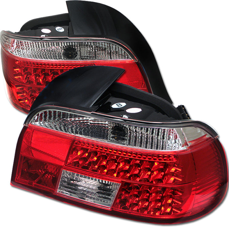 Spyder 5000675 fits BMW 97-00 E39 5-Series LED Tail Lights Red Clear ALT-YD-BE3