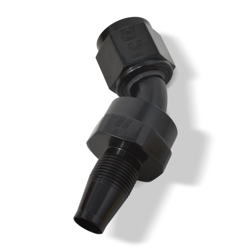 Russell 615093 Performance -6 AN 45 Degree Hose End Without Socket - Polished and Black