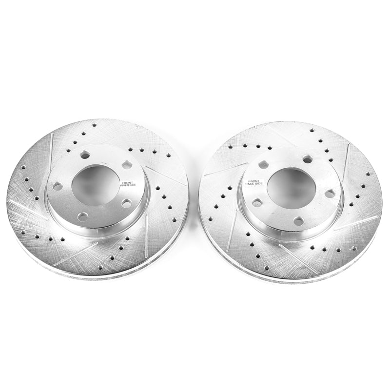 PowerStop fits Mazda 04-13 3 Front Evolution Drilled & Slotted Rotors - Pair