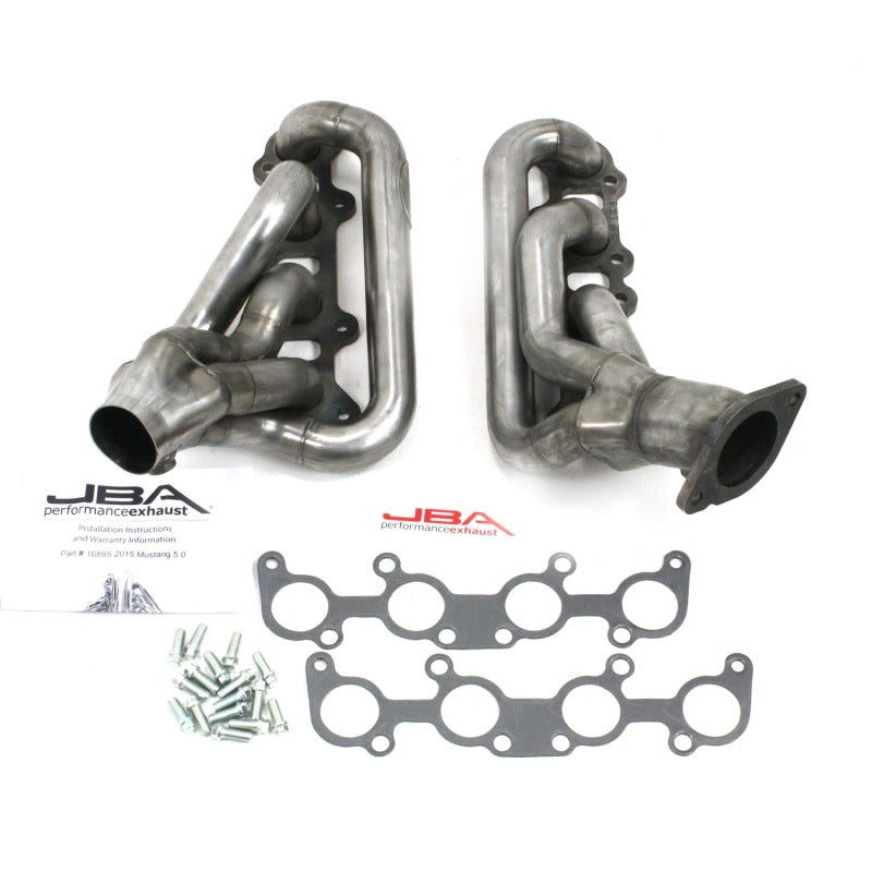 JBA 1689S fits Ford 15-20 Mustang 5.0L Coyote 1-3/4in Primary Raw 409SS Cat4Ward Header